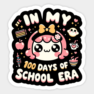 In My 100 Days of School era -  Celebrate your 100 days of school Sticker